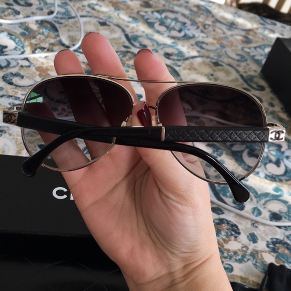 SOLD* Chanel Aviator Sunglasses - Picture 2 of 8